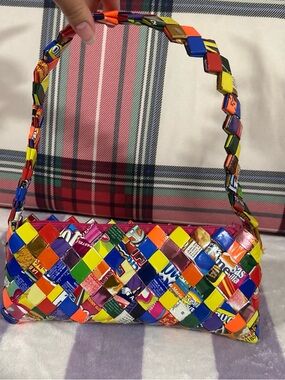 Candy wrapper bag design